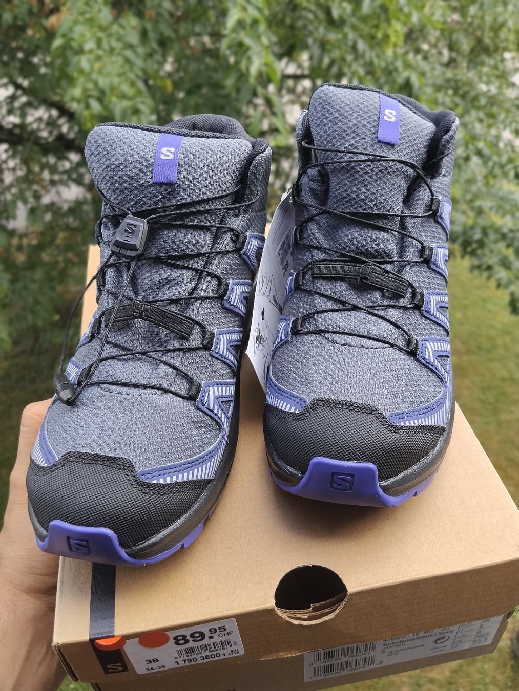Salomon Scarpe da uomo: Salomon XA Pro V8 Mid WP wanderschuhe.Neu. – Nuovo e nell'imballaggio originale da Brügg BE venduto da obm_fs8d 3