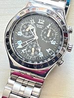 Swatch Irony Chrono Herrenuhr, Edelstahl, Top Zustand!
