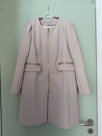 H&M Mantel, Grösse 44,hellbeige, goldige Details!