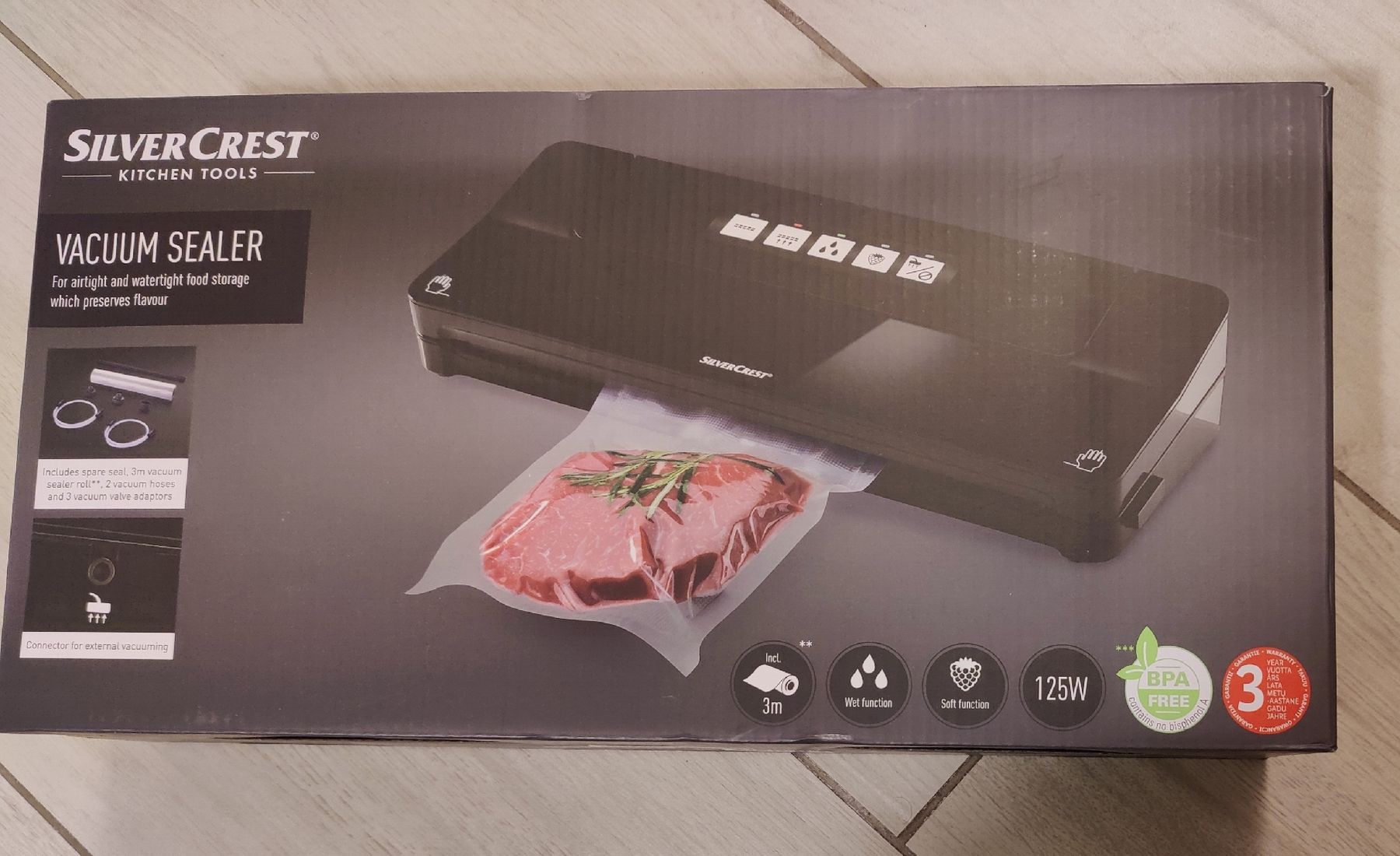 SilverCrest Elettrodomestici da cucina: SilverCrest Kitchen Tools Vacuum Sealer – New in Box – Nuovo e nell'imballaggio originale da Lausanne venduto da tom_k2p6