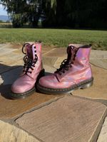 Dr. Martens femme montante rose holographique