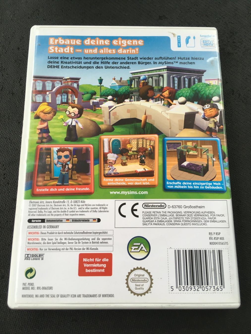 Nintendo Giochi: My Sims - Nintendo Wii – Usato da St.Gallen venduto da sjosjo 1