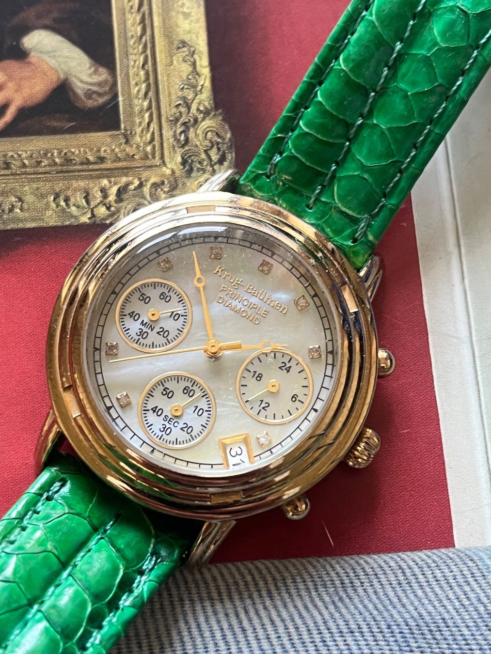 Orologi: Krug-Baümen Chronographe Diamant – Usato da GENEVE venduto da hehakasapa 2