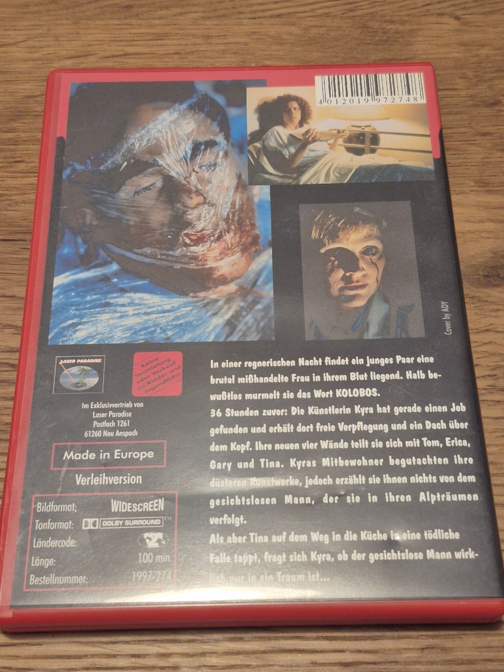Tutti i DVDs: Kolobos Red (DVD) Horror - Red Edition – Usato da Oberembrach venduto da giu_7ksd 1