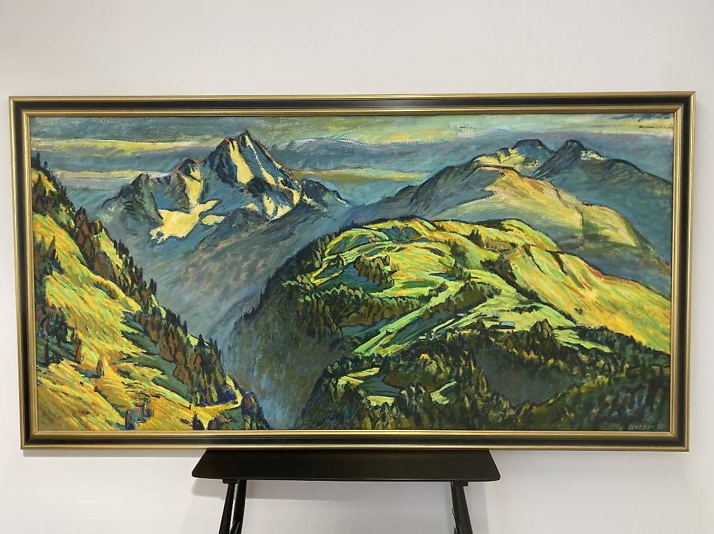 Dipinti: Ölgemälde Val Medel/Lukmanier – Usato da Disentis/Mustér venduto da LarissaF 1