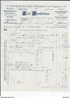 Heimat Zürich: Carl Gennheimer, Fournituren für Sattler,wage