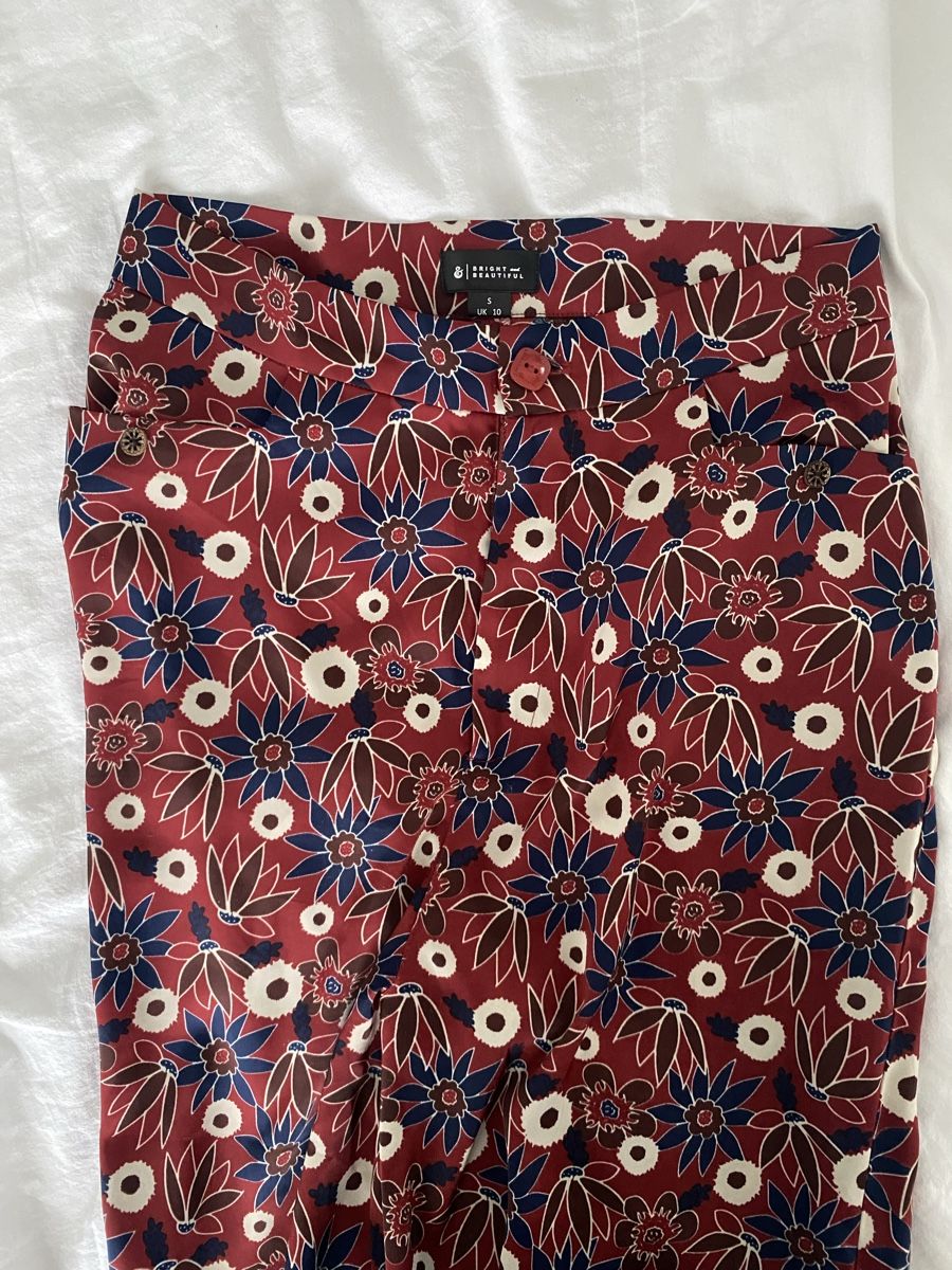 Pantaloni: 70er Hose Blumenmuster – Usato da Spiegel b. Bern venduto da ano_tc7y 4