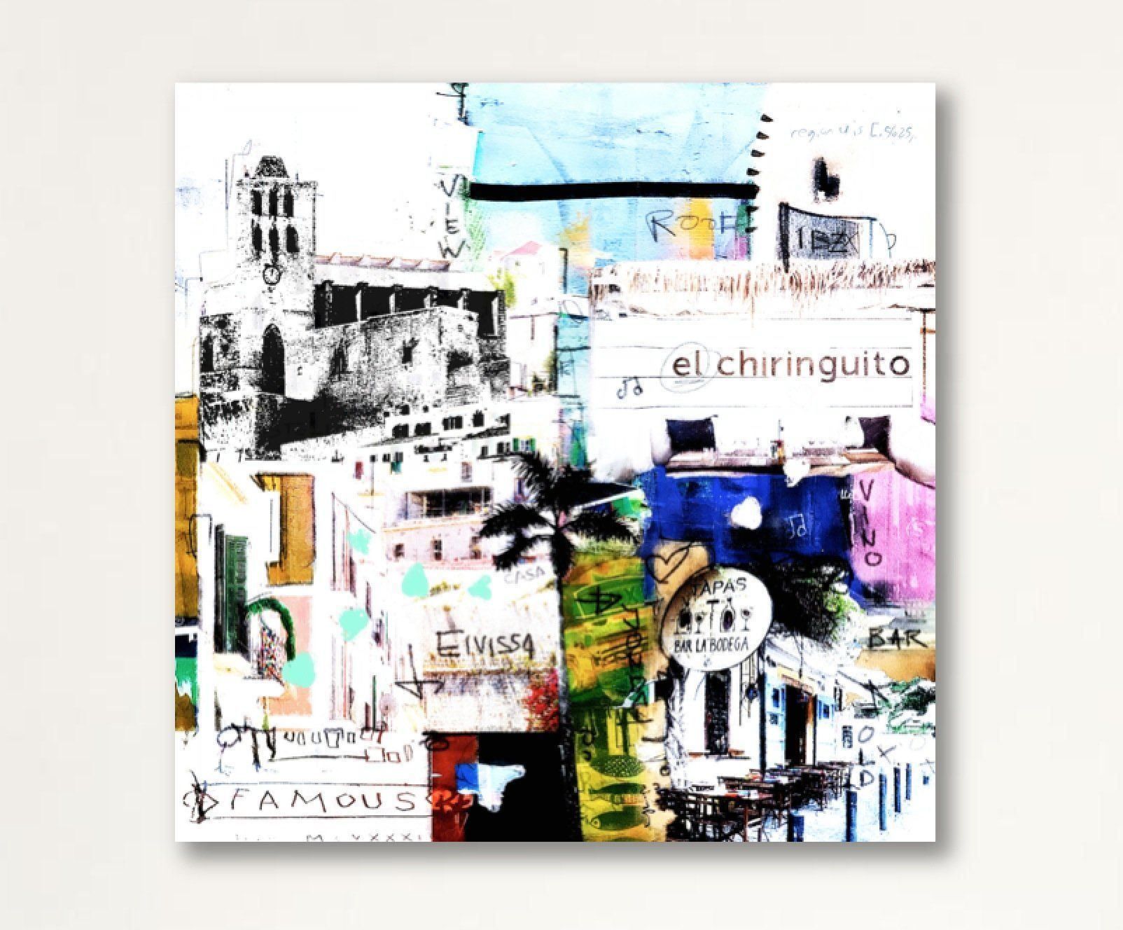 Poster & Bilder: Ibiza Urban Pop Art Eivissa Kunst Bild – Neu (gemäss Beschreibung) aus St. Niklausen LU von Stefan_Bammert_Art