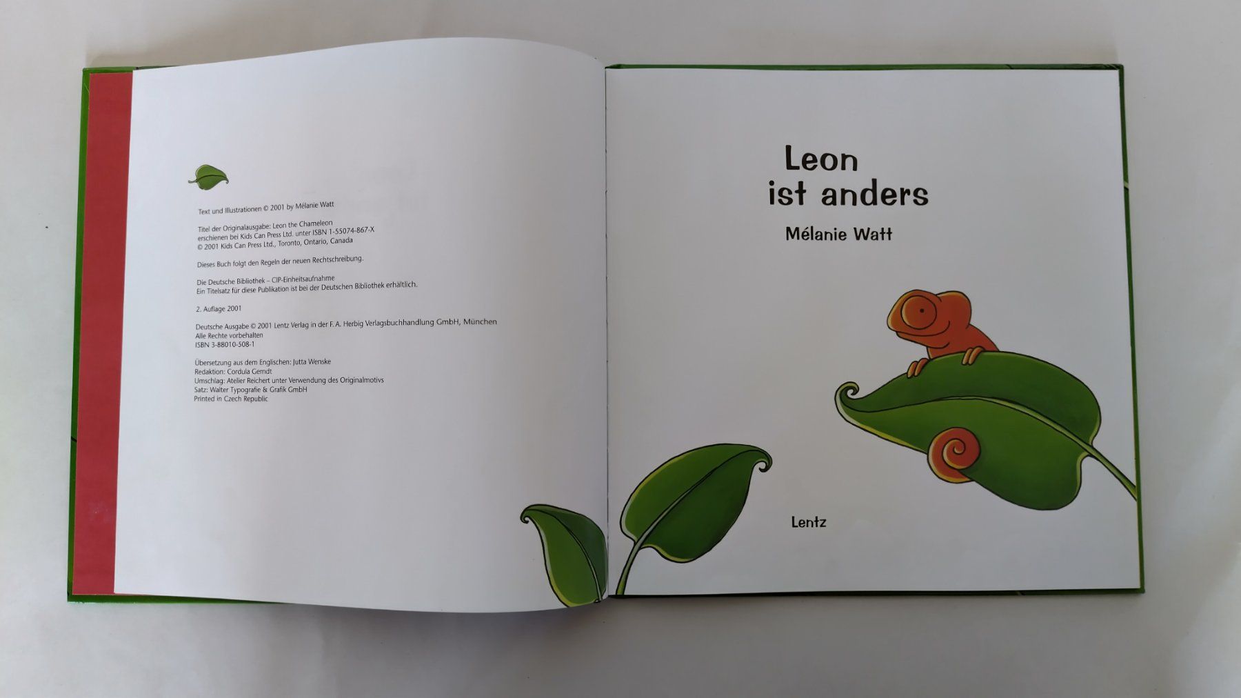 Bücher: Chamäleon Leon ist anders / Bilderbuch Mélanie Watt – Gebraucht aus Bellach von JingleJerry 2