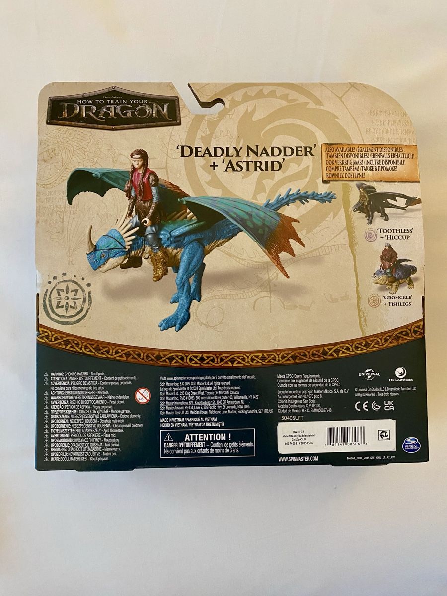Statuette: How to train your dragon, Deadly Nadder + Astrid Dragons – Nuovo e nell'imballaggio originale da Oberembrach venduto da theZaz 1