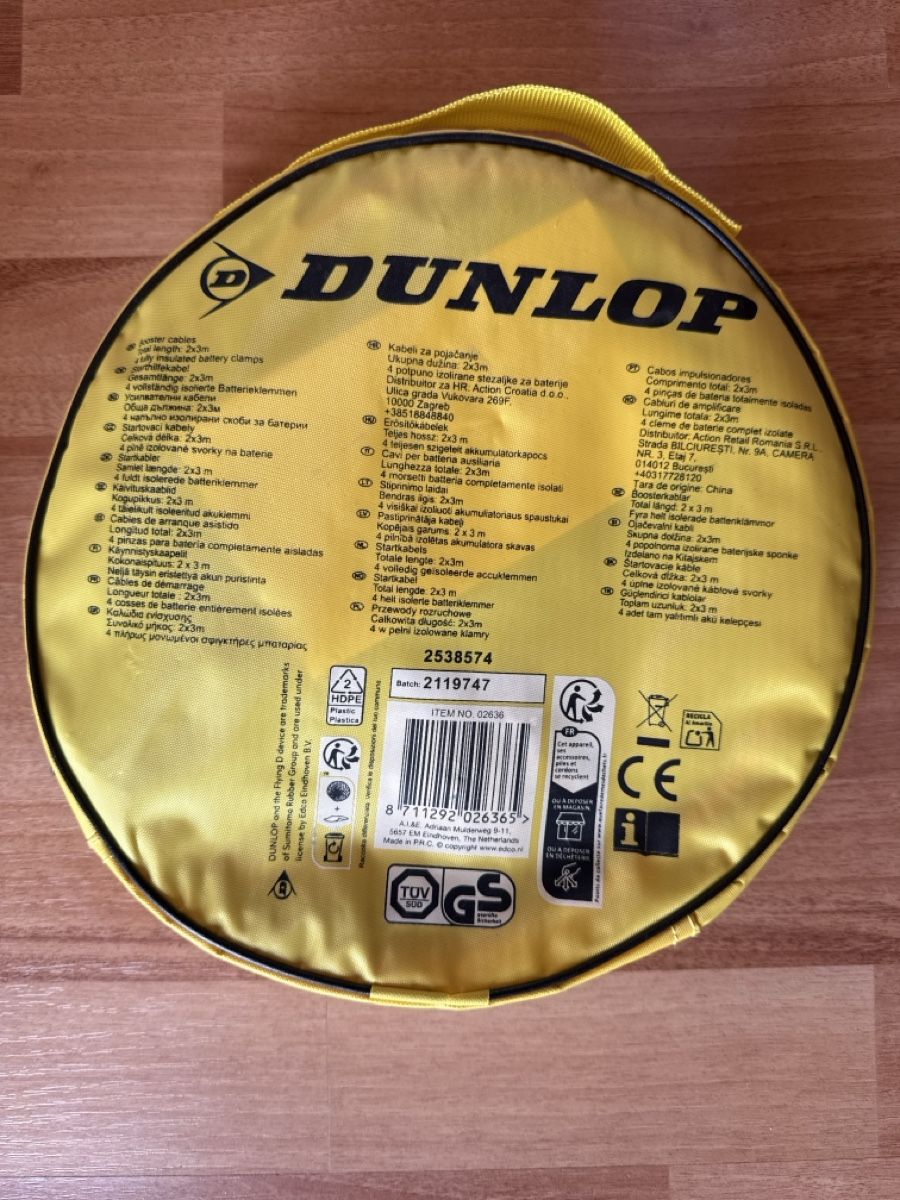 Cavi: Dunlop Starterkabel, 2 x 3 Meter, Neu – Nuovo e nell'imballaggio originale da St.Gallen venduto da maierm01 1