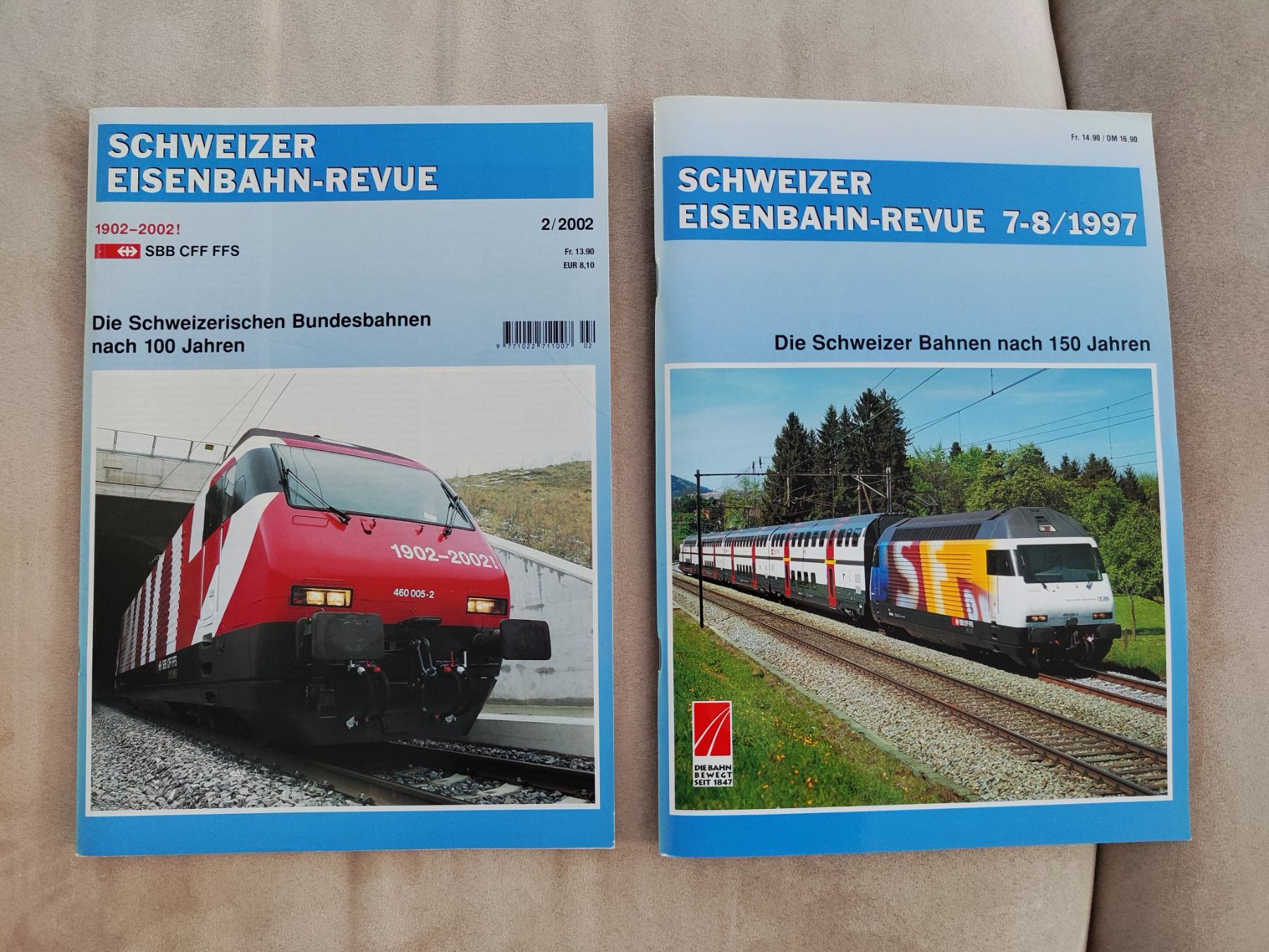 Riviste & Magazine: 2 Jubiläums-Ausgaben von Schweizer Eisenbahn-Revue – Nuovo (secondo la descrizione) da Weiningen TG venduto da ste_6ffr