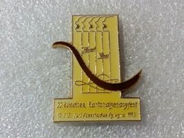 Ansteckpin 124: 22. Bündner Kantonalgesangfest
