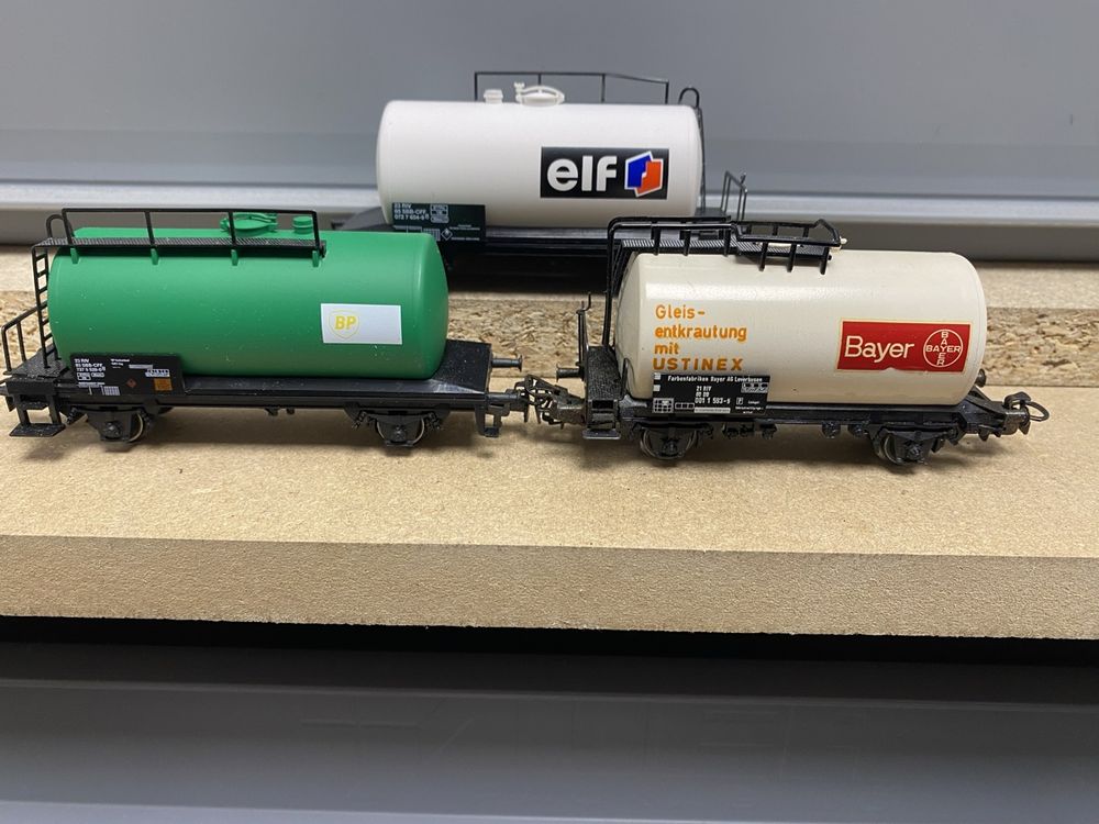 Lot De 2 Wagons-citerne Märklin 00798 – époque 5 – HO – VTG DB – édition Limitée