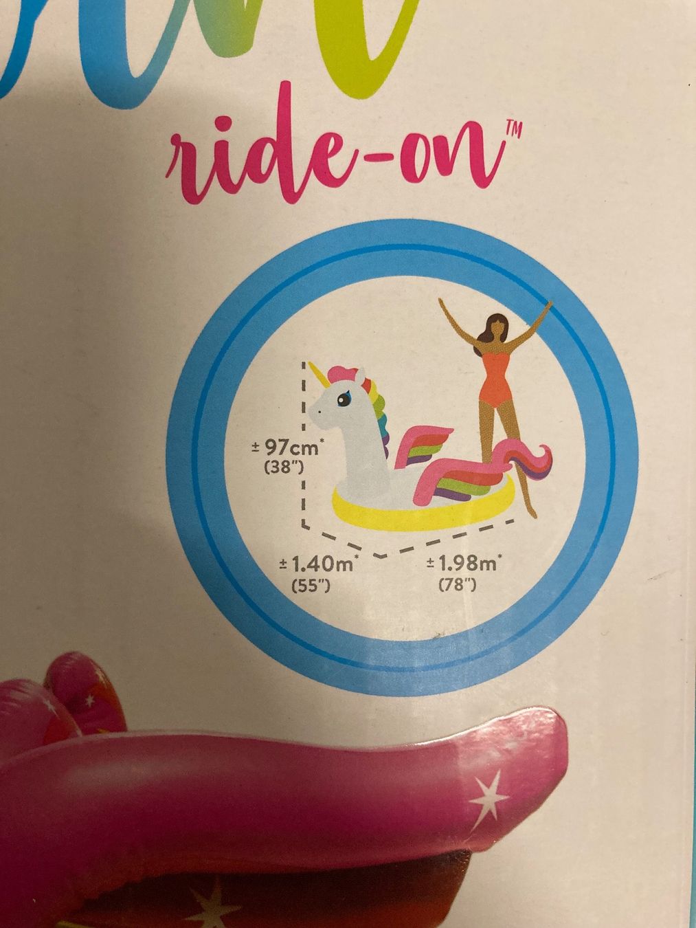 Schwimmringe: Einhorn Unicorn Luftmatratze – Neu und originalverpackt aus Basel von Ullminator 1
