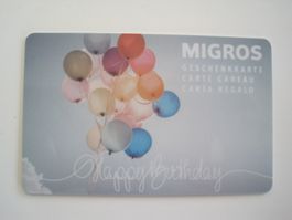 Leere Migros Geschenkkarte