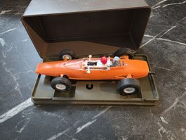 Retro-Rennauto, orange, mit Originalverpackung, Top Zustand!