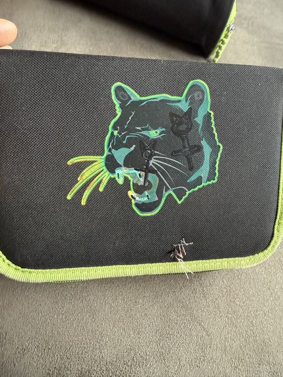 Spirit Federmäppchen Schüler-Etui Wild Panther 28 Teilig 1-Zipper