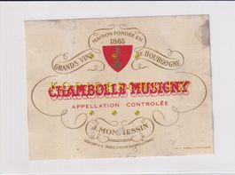 Etikette für Wein - Chambolle-Musigny /bd