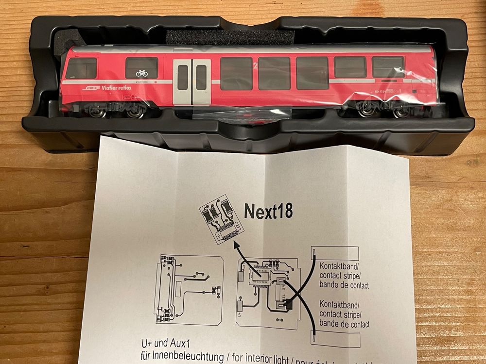 Bemo Modelleisenbahnen: BEMO Neva Retica 1754 mit neuem Wagenboden – Neu (gemäss Beschreibung) aus St. Gallen von Modell1zu87 5