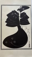 Aubrey Beardsley, Das schwarze Cape, Jugendstil, Offset