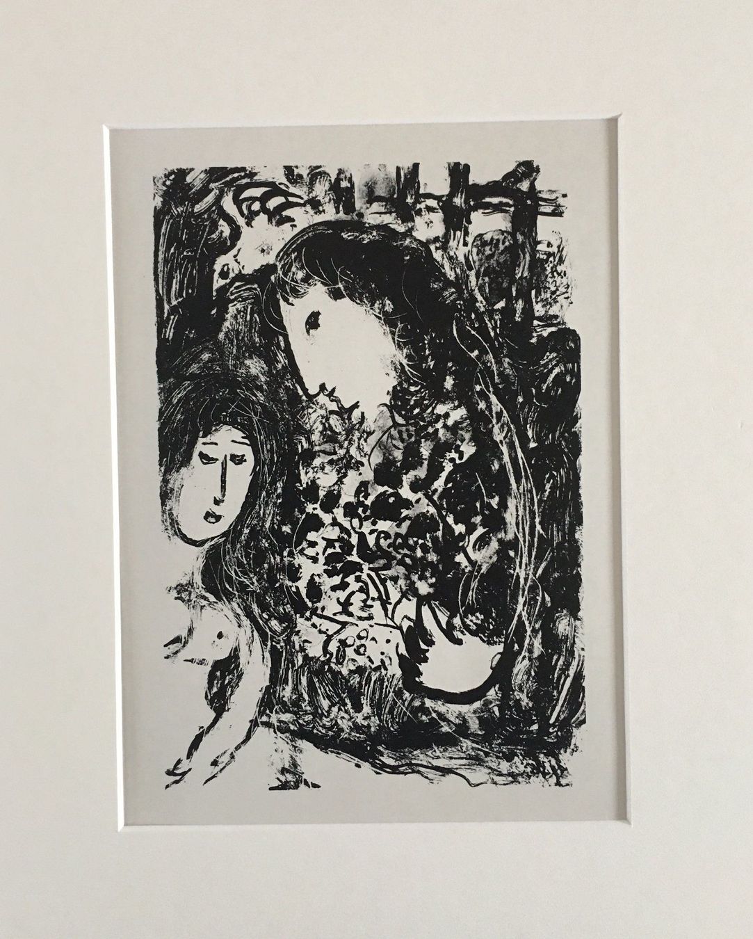 Grafica & Litografie: Marc Chagall   694 "Le Silence"    Farb-Offset-Lithographie – Usato da Nennigkofen venduto da Sommersonnen 2
