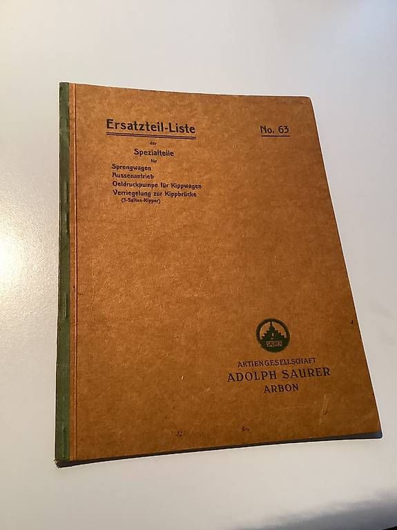 Saurer Documenti: Saurer Ersatzteilliste RAR – Usato da mollis venduto da mansurf33