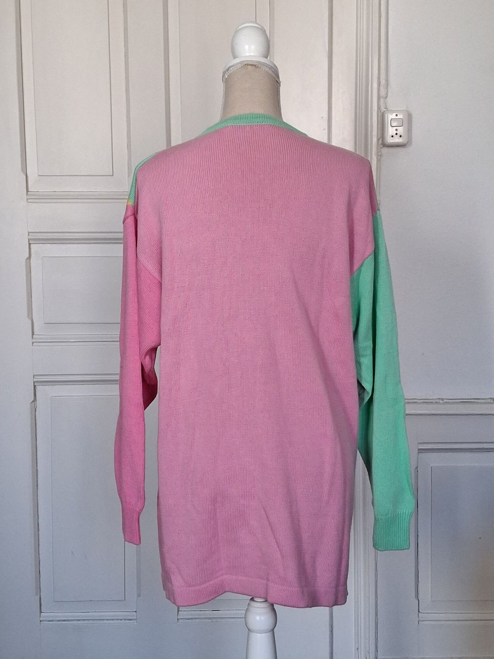 Pullover & Sweatshirts: Vintage Strickpullover mit Blumen, Gr. M – Gebraucht aus Ried-Brig von Zzyzx 3