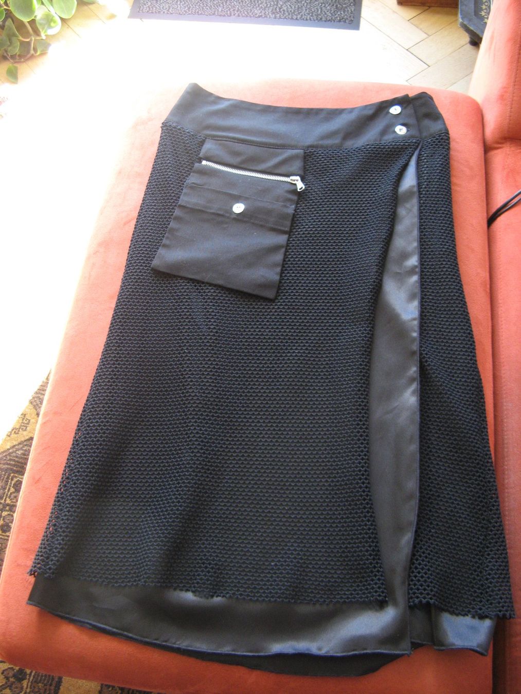 Gonne: Jupe schwarz, Wickeljupe Gr. 36, Made in Italy – Nuovo (secondo la descrizione) da Zürich venduto da apil 5