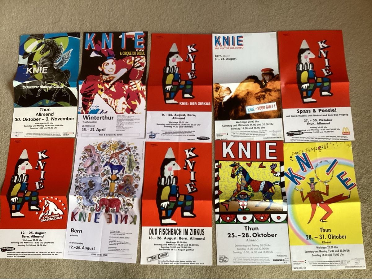 Poster & Bilder: Circus Knie 10 Klein Hänger  – Gebraucht aus Reichenbach i. K. von astra2010