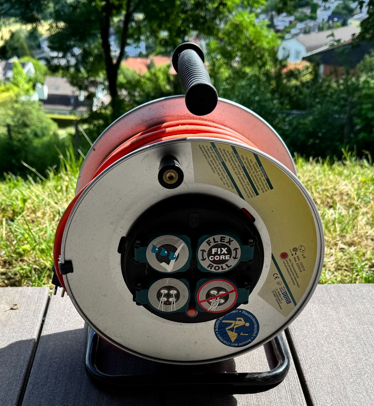 Cavi: Kabelrolle 4xT13 30 Meter "Fix Core" baustellentauglich – Usato da Pfeffingen venduto da Unufer