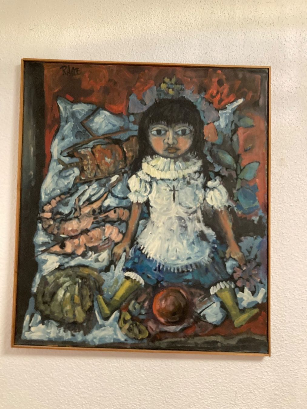 Dipinti: Originalbild Paul Racle, Puppe – Usato da Mönthal venduto da bossma