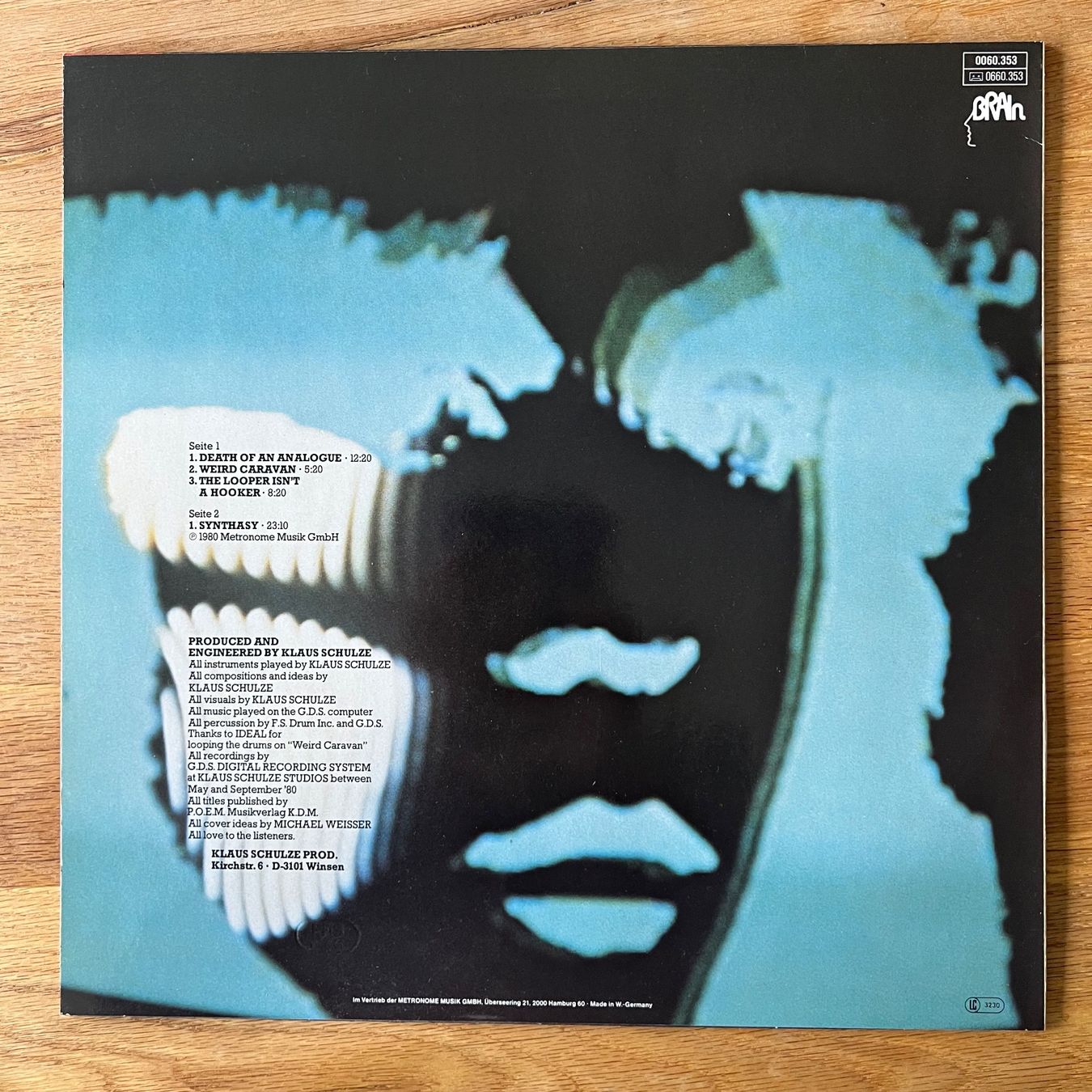 Dischi in vinile: Klaus Schulze - Dig It / D-Press. 1980 - TOP – Usato da Gais venduto da soundcave57 1