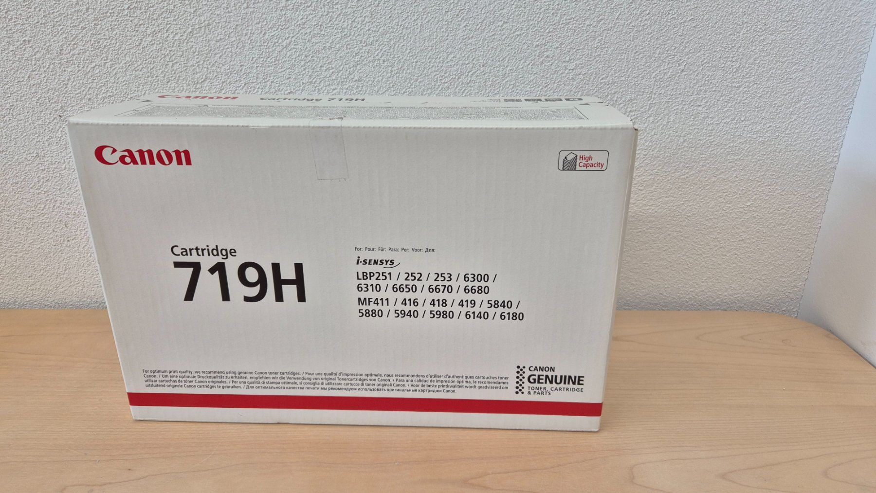 Canon Druckerpatronen & Toner: Canon 719H Cartridge Toner – Neu und originalverpackt aus Elgg von computerbrocki