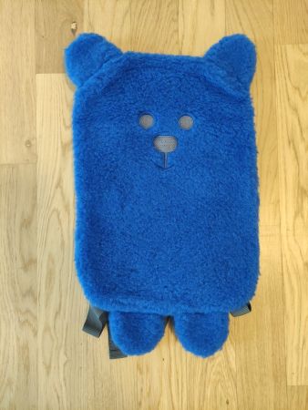 Bären-Rucksack mit Schafwolle