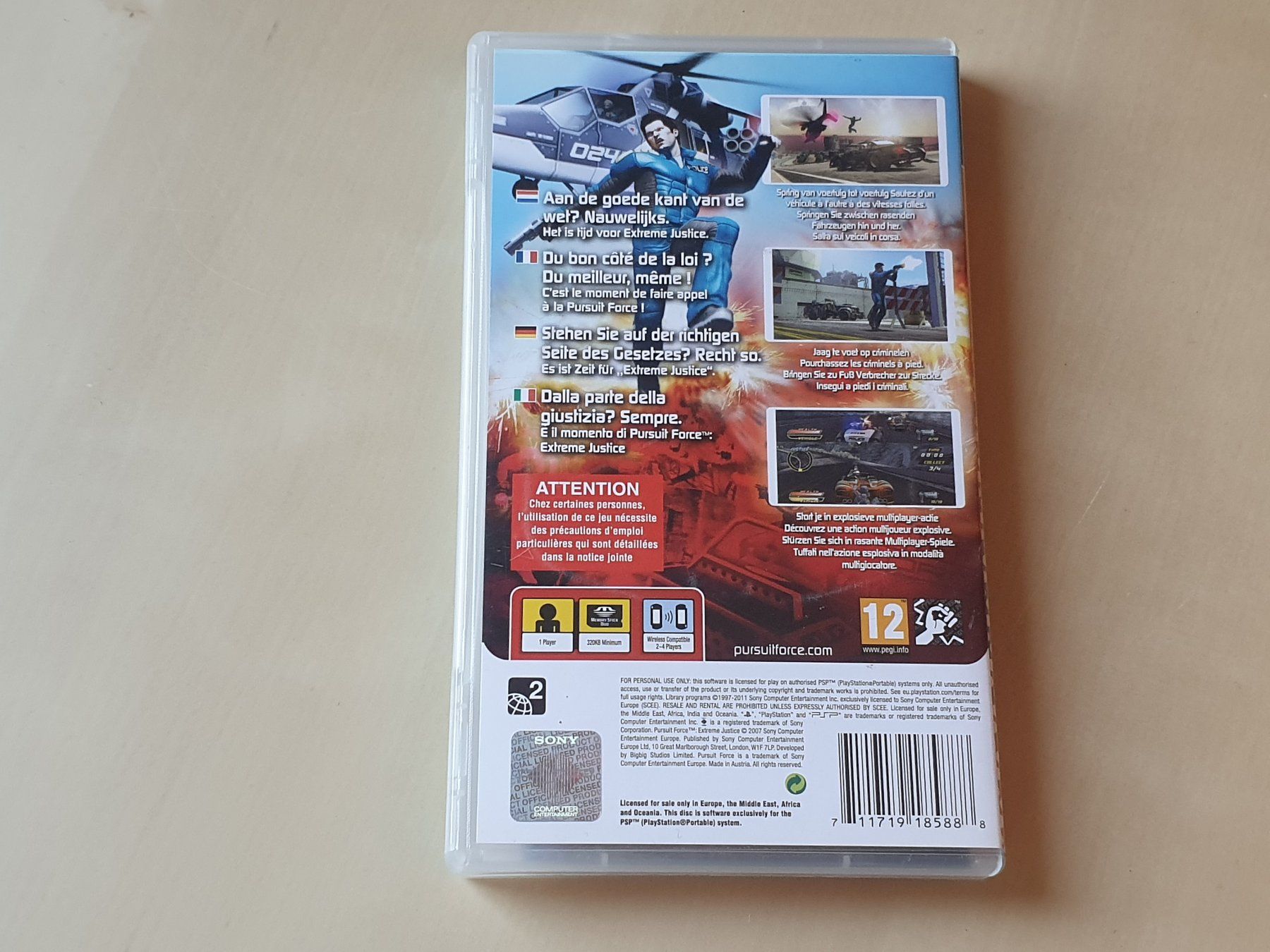 Sony Giochi: Pursuit Force Extreme Justice – Usato da Stansstad venduto da collectorsshop 1