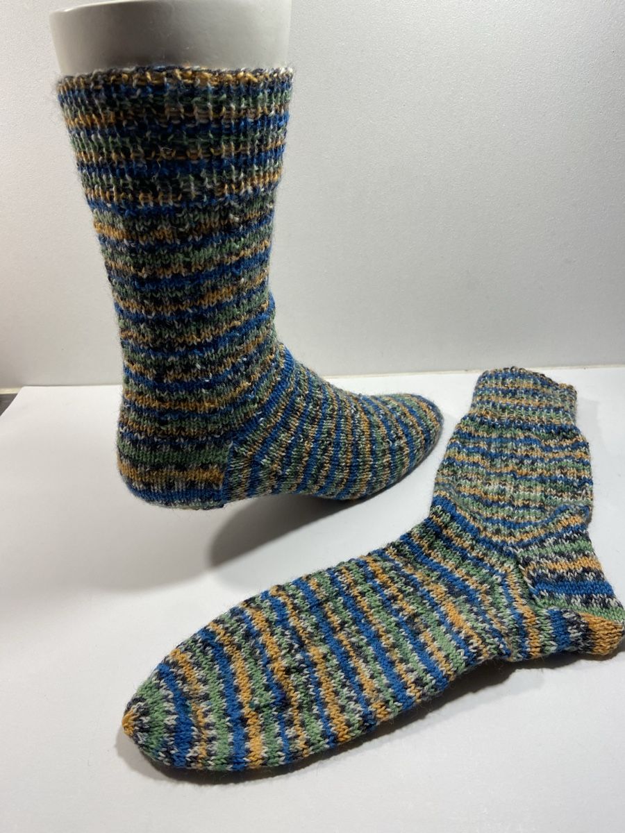 Calze: Handgestrickte Socken, Gr. 39/40  🍀 – Nuovo e nell'imballaggio originale da Grosshöchstetten venduto da Maschenshop 2