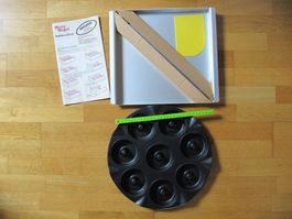 2x Betty Bossi öpfelChüechli-Backform Donuts Bagels + Blech