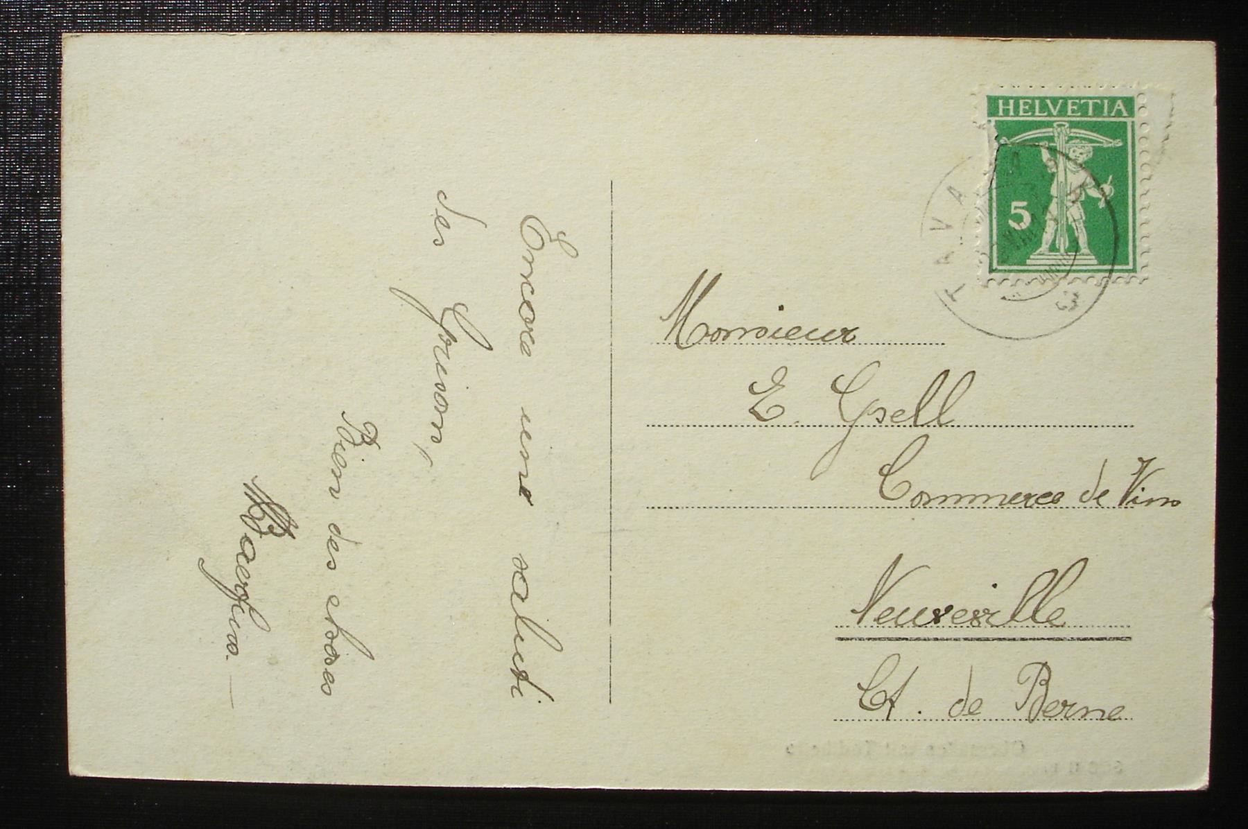 Cartoline postali: OBERSAXEN mit Tödikette – Usato da Jona venduto da philajona 1