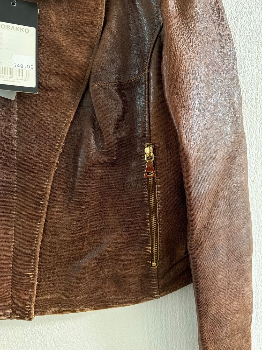 Giacche: Kobakko Lederjacke, Grösse L, Braun – Nuovo e nell'imballaggio originale da Chur venduto da bauser03 2