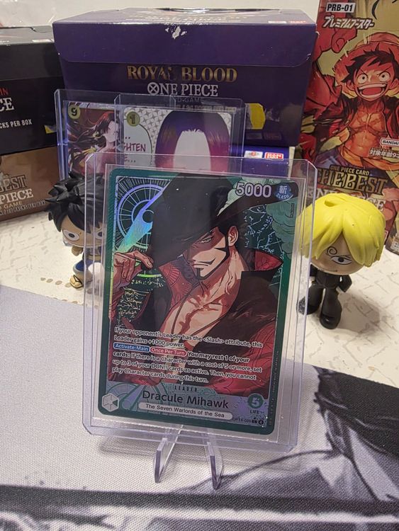 One Piece Dracule Mihawk op14-020 AA Leader (Neu und originalverpackt ...