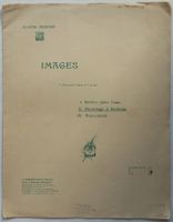 Musiknoten: Claude Debussy - Images, pour Piano, 1905