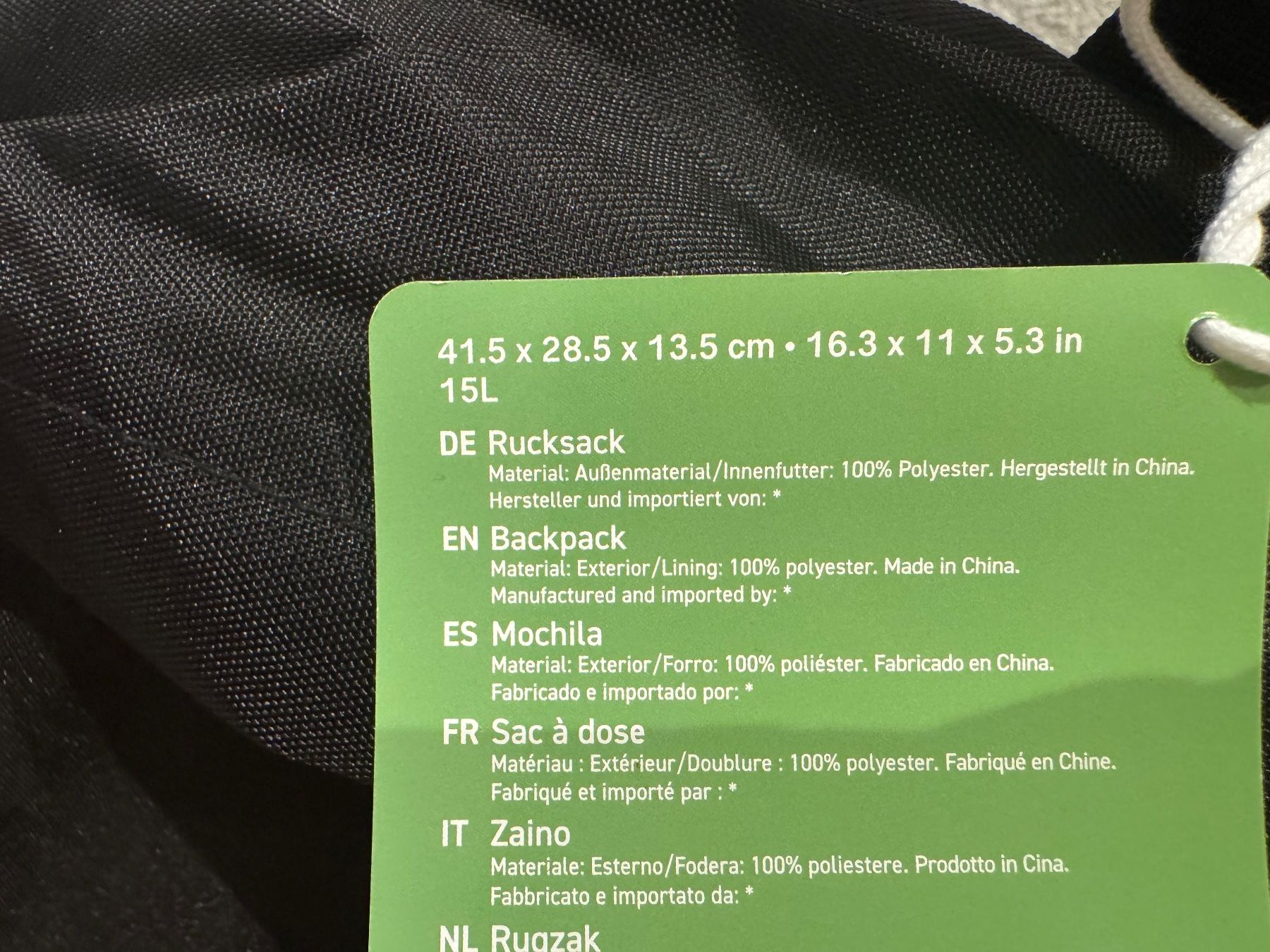 Zaini: neuer Backpack Rucksack, 15l – Nuovo e nell'imballaggio originale da Klingnau venduto da Markus14 4