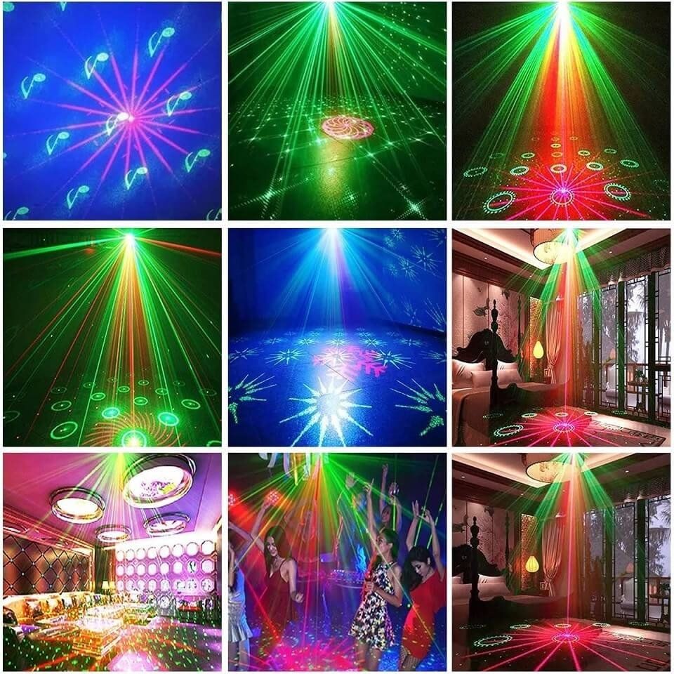 Ghirlande e barre luminose: DJ-Party-Laserprojektor-Disco-Lichter – Nuovo e nell'imballaggio originale da Unterägeri venduto da RmOnline 8