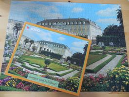 Puzzle 1000 Schloss Augustusburg bei Bonn - MB Spiele