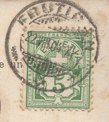 Ansichtskarten: Frutigen  Panorama  1904 – Gebraucht aus Aarau von kufi44 2