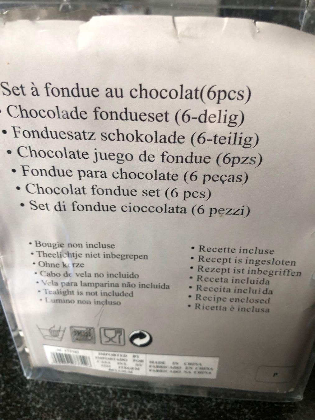 Appareils de cuisine: Fondue Set ,chocolat’ 6 teilig            NEW – Neuf avec emballage d'origine à Schöfflisdorf par gandig 2