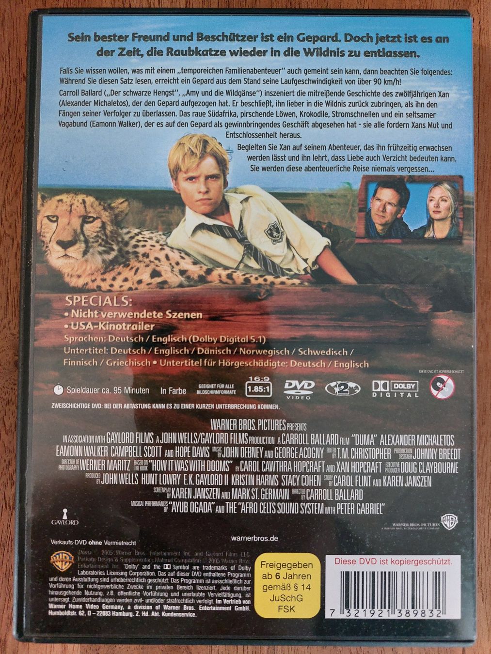 Tutti i DVDs: DVD - Duma - Mein Freund aus der Wildnis – Usato da Rheinfelden venduto da FilmAuktion 1