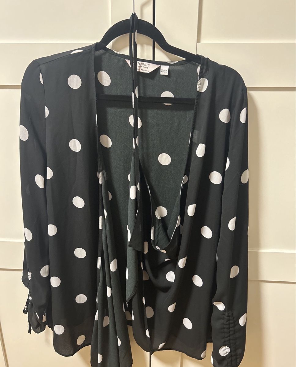 Dorothy Perkins Camicette: Gepunktete Bluse Dorothy Perkins Grösse 44 – Nuovo (secondo la descrizione) da Horgen venduto da sneekness