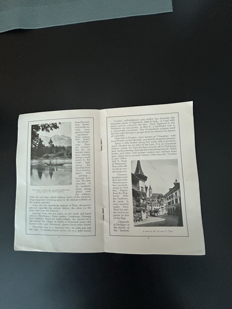 Dokumente: THUN 1927 / Schöne Broschüre / Heftli – Gebraucht aus Zumikon von tuna007 2